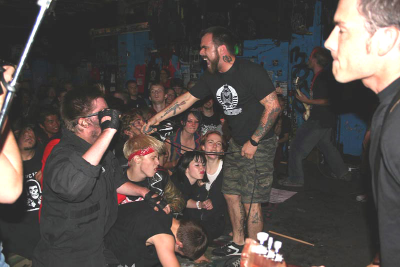 The Sick performing live